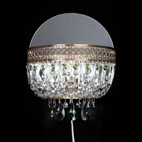 Бра Венеция зеленая в Химках Гусь Хрустальный