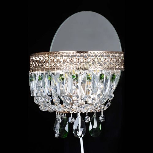 Бра Венеция зеленая в Химках Гусь Хрустальный