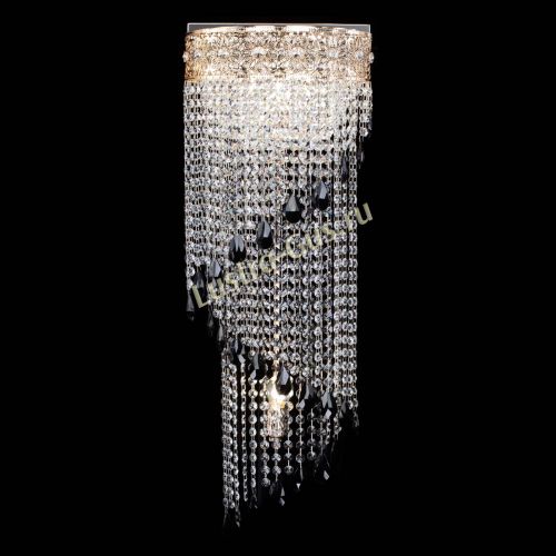 Бра Восток каскад №2 черная в Химках Гусь Хрустальный