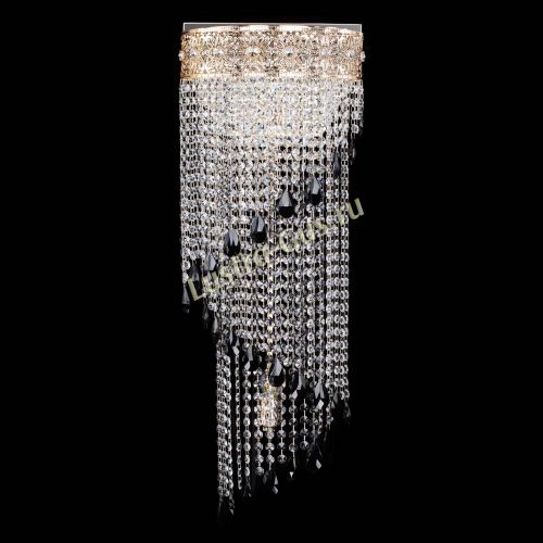 Бра Восток каскад №2 черная в Химках Гусь Хрустальный