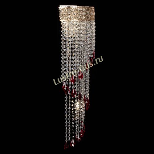 Бра Восток каскад №2 красная в Химках Гусь Хрустальный