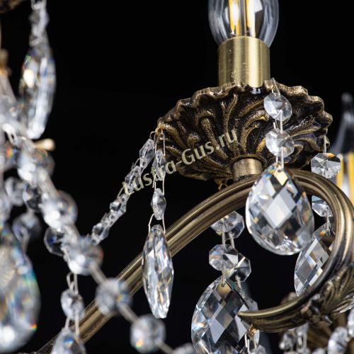 Люстра бронзовая Афина №1 баден в Химках Гусь Хрустальный