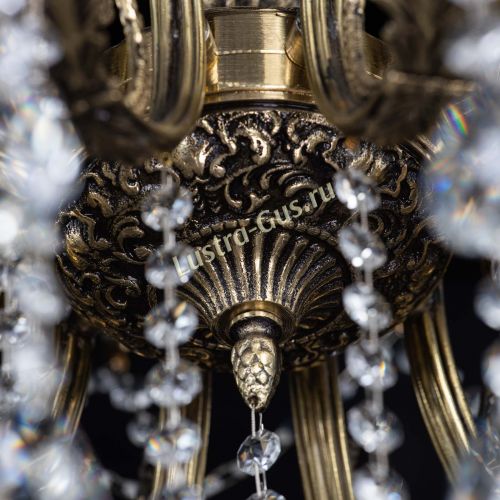 Люстра бронзовая Афина №1 баден в Химках Гусь Хрустальный