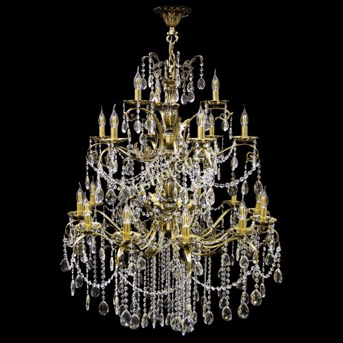 Люстра бронзовая Афина №21 в Химках Гусь Хрустальный