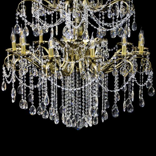 Люстра бронзовая Афина №21 в Химках Гусь Хрустальный