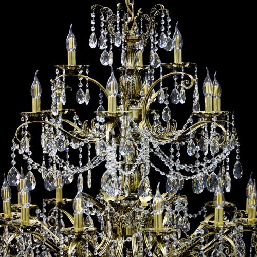 Люстра бронзовая Афина №21 в Химках Гусь Хрустальный