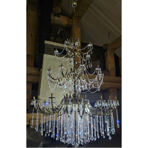 Люстра бронзовая Афина №35 в Химках Гусь Хрустальный