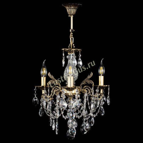 Люстра бронзовая Алфея №3/1 Баден в Химках Гусь Хрустальный