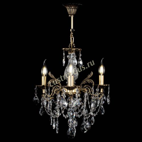Люстра бронзовая Алфея №3/1 Баден в Химках Гусь Хрустальный