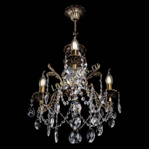 Люстра бронзовая Алфея №3/1 Баден в Химках Гусь Хрустальный