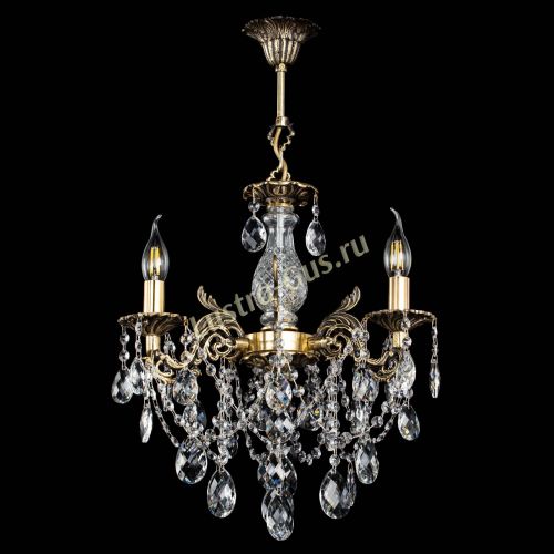 Люстра бронзовая Алфея №3/1 Баден в Химках Гусь Хрустальный