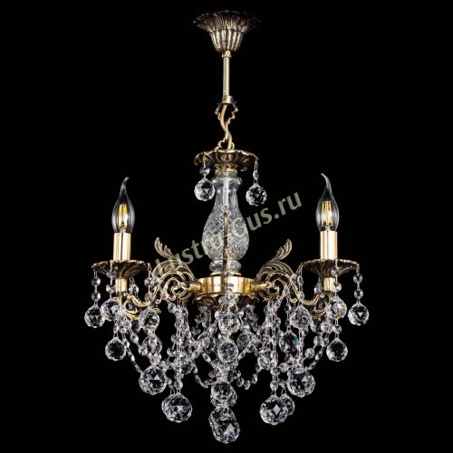 Люстра бронзовая Алфея №3/1 Шар в Химках Гусь Хрустальный