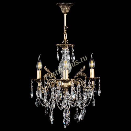 Люстра бронзовая Алфея №3/1 Журавлик в Химках Гусь Хрустальный
