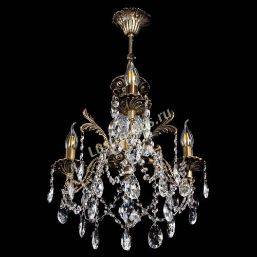 Люстра бронзовая Алфея №3/1 Журавлик в Химках Гусь Хрустальный