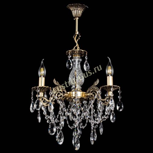 Люстра бронзовая Алфея №3/1 Журавлик в Химках Гусь Хрустальный