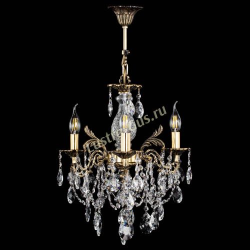 Люстра бронзовая Алфея №3/1 Звездочка в Химках Гусь Хрустальный
