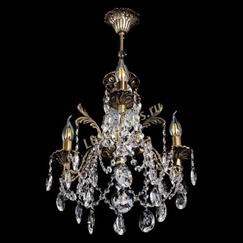 Люстра бронзовая Алфея №3/1 Звездочка в Химках Гусь Хрустальный