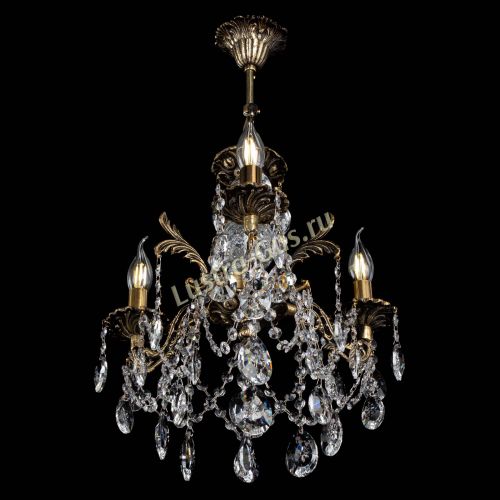 Люстра бронзовая Алфея №3/1 Звездочка в Химках Гусь Хрустальный