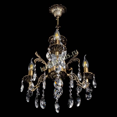 Люстра бронзовая Алфея №3/2 Баден в Химках Гусь Хрустальный