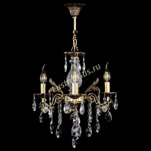 Люстра бронзовая Алфея №3/2 Баден в Химках Гусь Хрустальный
