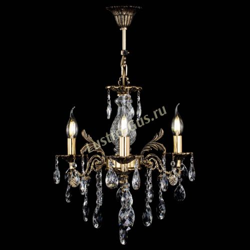 Люстра бронзовая Алфея №3/2 Баден в Химках Гусь Хрустальный
