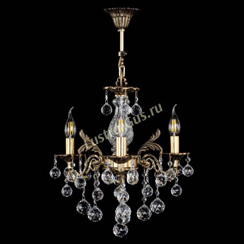 Люстра бронзовая Алфея №3/2 Шар в Химках Гусь Хрустальный