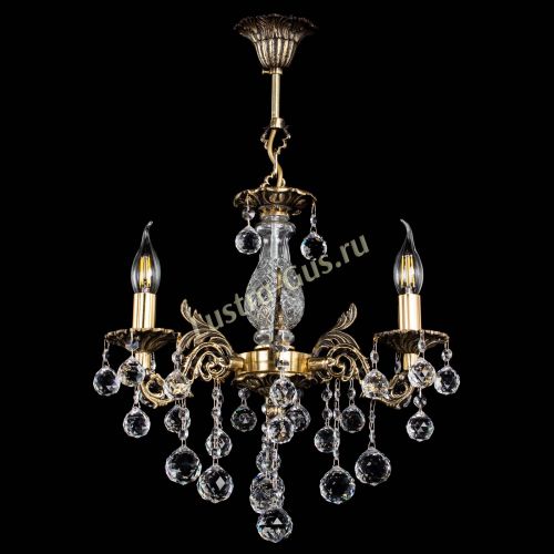 Люстра бронзовая Алфея №3/2 Шар в Химках Гусь Хрустальный