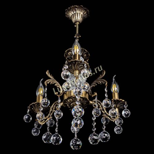 Люстра бронзовая Алфея №3/2 Шар в Химках Гусь Хрустальный