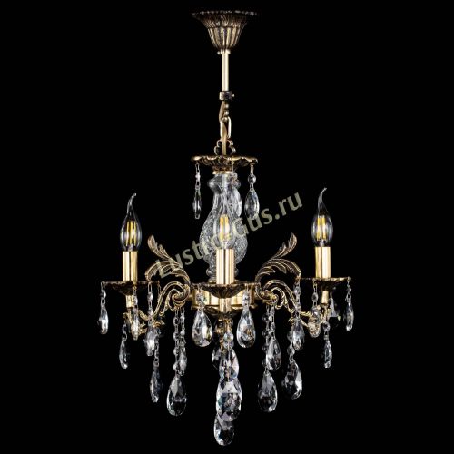 Люстра бронзовая Алфея №3/2 Журавлик в Химках Гусь Хрустальный