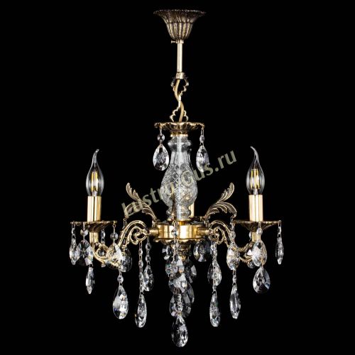 Люстра бронзовая Алфея №3/2 Звездочка в Химках Гусь Хрустальный