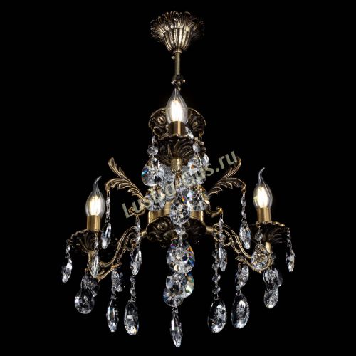 Люстра бронзовая Алфея №3/2 Звездочка в Химках Гусь Хрустальный