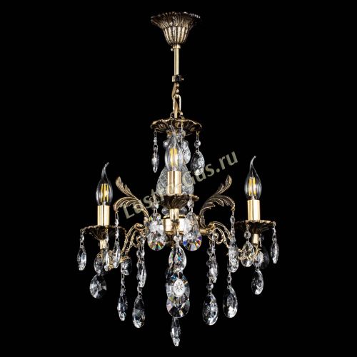 Люстра бронзовая Алфея №3/2 Звездочка в Химках Гусь Хрустальный