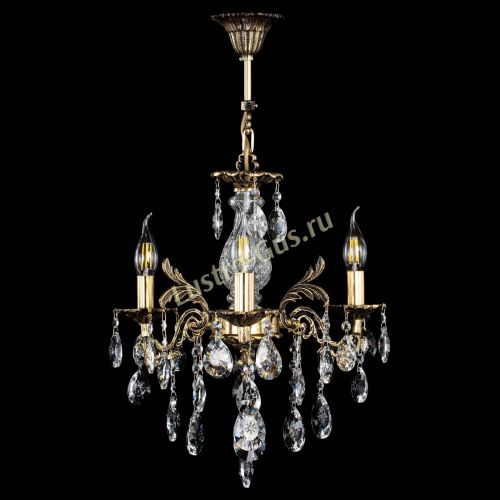 Люстра бронзовая Алфея №3/2 Звездочка в Химках Гусь Хрустальный