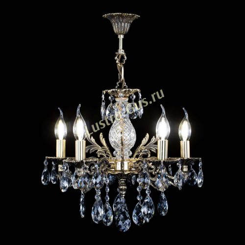 Люстра бронзовая Алфея №5/1 Баден в Химках Гусь Хрустальный