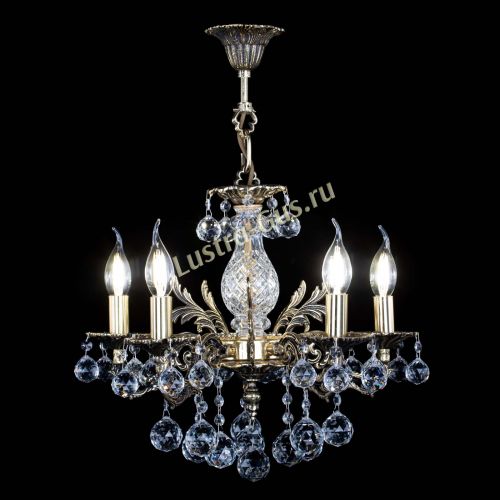 Люстра бронзовая Алфея №5/1 Шар в Химках Гусь Хрустальный