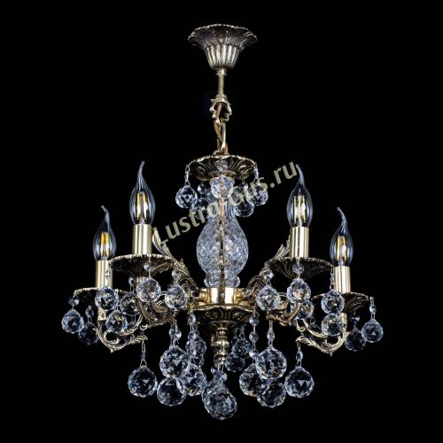 Люстра бронзовая Алфея №5/1 Шар в Химках Гусь Хрустальный