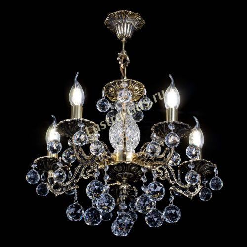 Люстра бронзовая Алфея №5/1 Шар в Химках Гусь Хрустальный