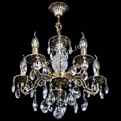 Люстра бронзовая Алфея №5/1 Журавлик в Химках Гусь Хрустальный