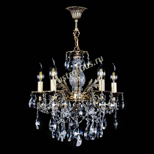 Люстра бронзовая Алфея №5/3 Лучик в Химках Гусь Хрустальный