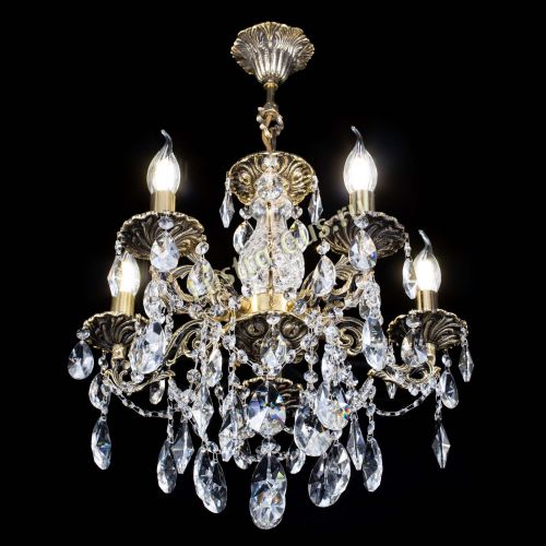 Люстра бронзовая Алфея №5/3 Лучик в Химках Гусь Хрустальный