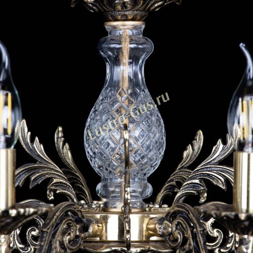 Люстра бронзовая Алфея №5/3 Лучик в Химках Гусь Хрустальный