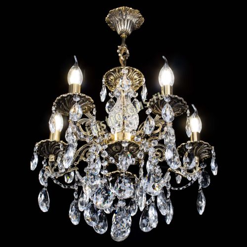 Люстра бронзовая Алфея №5/3 Журавлик в Химках Гусь Хрустальный