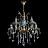 Люстра бронзовая Алфея №5 "Малахит" баден в Химках