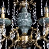 Люстра бронзовая Алфея №5 "Малахит" баден в Химках