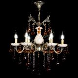 Люстра бронзовая Алфея №6 с камнем шар чайная в Химках Люстра бронзовая Алфея №6 с камнем шар чайная в Химках