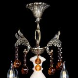Люстра бронзовая Алфея №6 с камнем шар чайная в Химках Люстра бронзовая Алфея №6 с камнем шар чайная в Химках