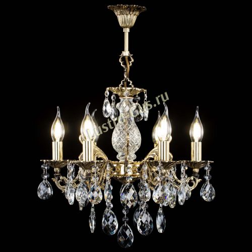 Люстра бронзовая Алфея №6/1 Баден в Химках Гусь Хрустальный