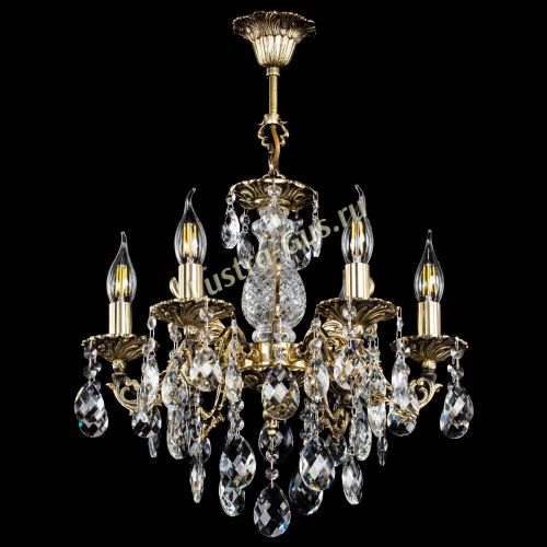 Люстра бронзовая Алфея №6/1 Баден в Химках Гусь Хрустальный