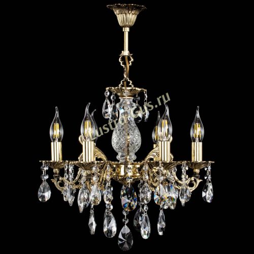 Люстра бронзовая Алфея №6/1 Лучик в Химках Гусь Хрустальный