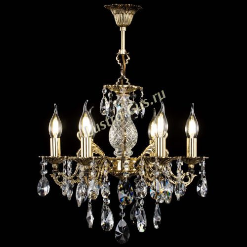 Люстра бронзовая Алфея №6/1 Лучик в Химках Гусь Хрустальный